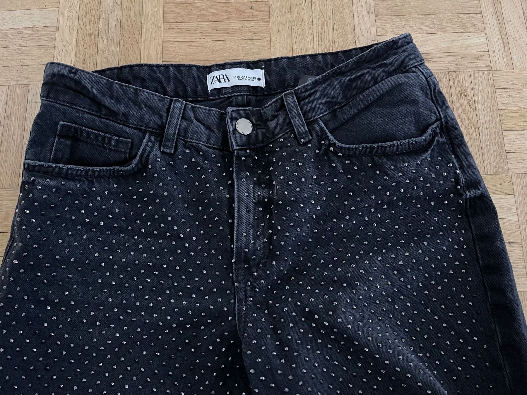 Zara Jeans: Damen Jeans mit Steinchen Gr. 38 – Usato da Zürich venduto da Kia78 5