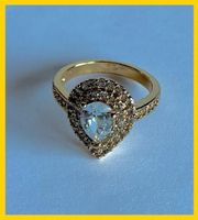SALE AUSVERKAUF NEU SUPERSCHÖNER GROSSER RING ZIRKONIA