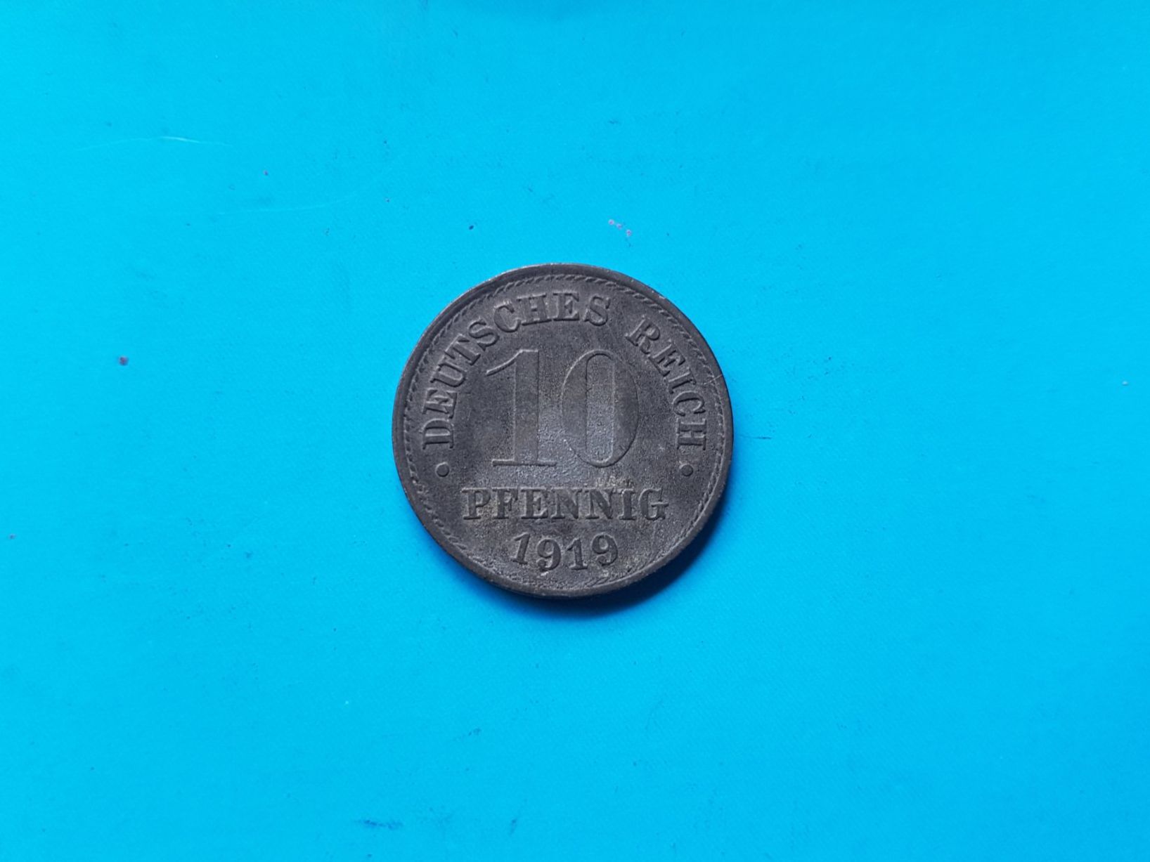 Tutti le monete: 10 Pfennig - Deutsches Reich 1919 – Usato da Reinach BL venduto da Dexy62