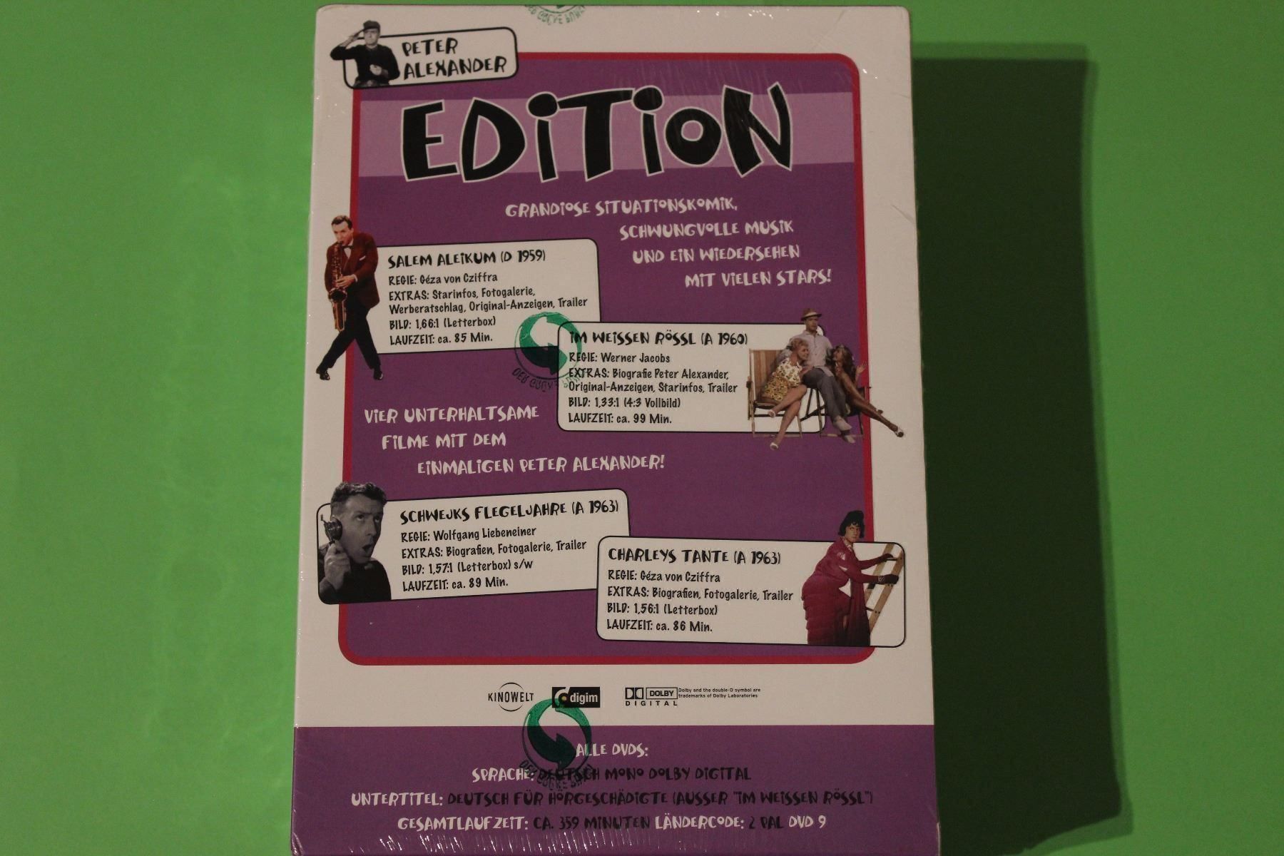 Alle DVDs: Peter Alexander Edition 4DVDs NEU und originalverpackt – Neu und originalverpackt aus Tübach von JamesStone 1