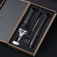 Bracelet de montre en cuir noir, kit complet neuf 18 mm