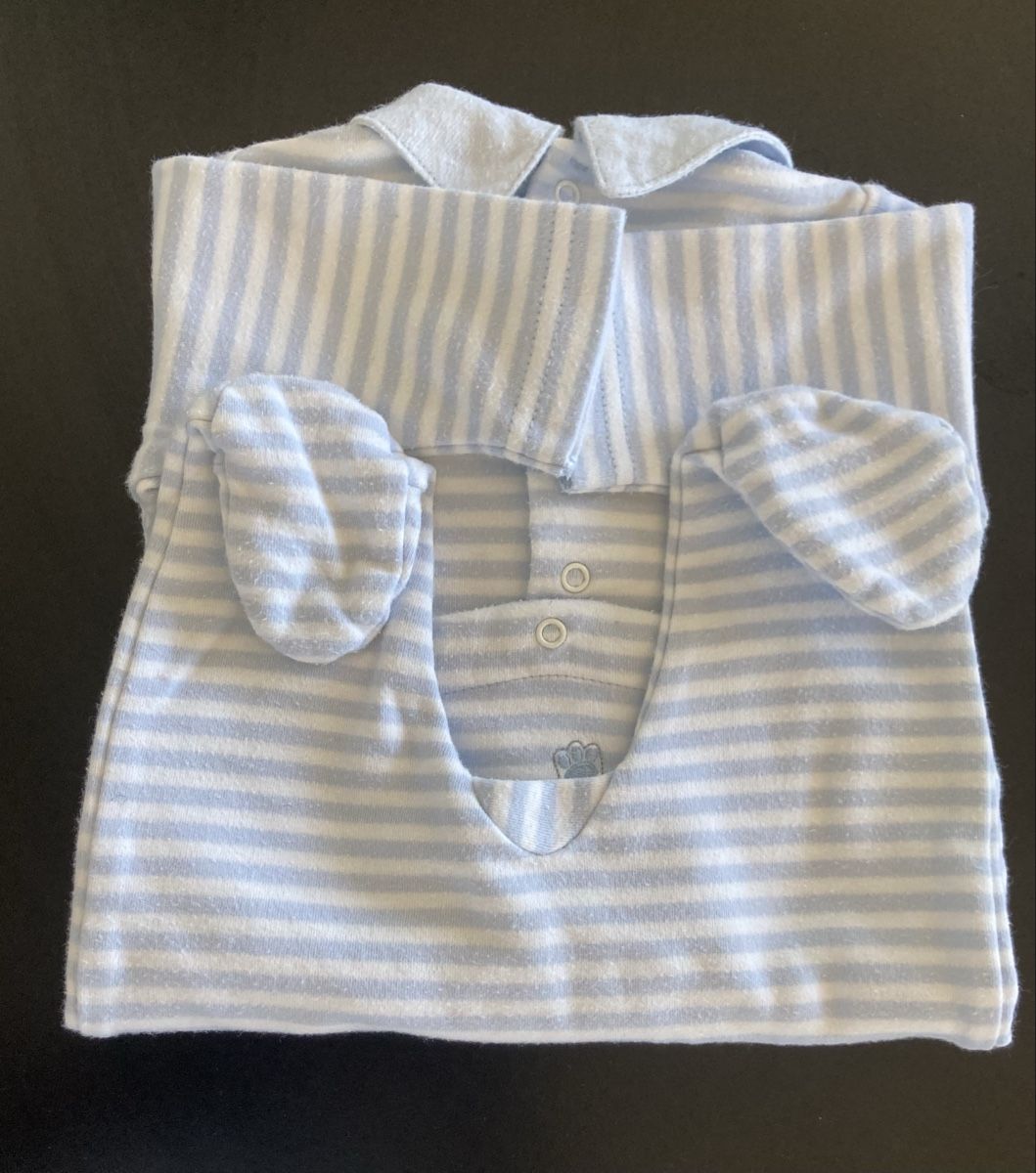 Pagliaccetti: Combinaison bébé rayée bleu et blanc 1 mois 54 cm – Usato da Chêne-Bougeries venduto da GiovannaDiLoreto 3