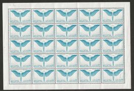 1936 : Nr. F10z im Bogen, postfrisch ** KP 250.--