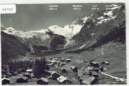 Saas-Fee mit Fee-Gletscher