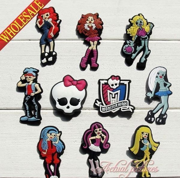 Tutte le decorazioni: Monster High: 10 shoecharms jibbitz – Nuovo e nell'imballaggio originale da Lutry venduto da kylab7