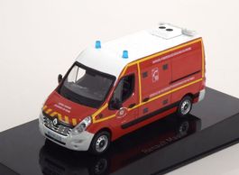 Renault Master III Pompiers VSAV 2014 rot/ weiss/ gelb  1:43