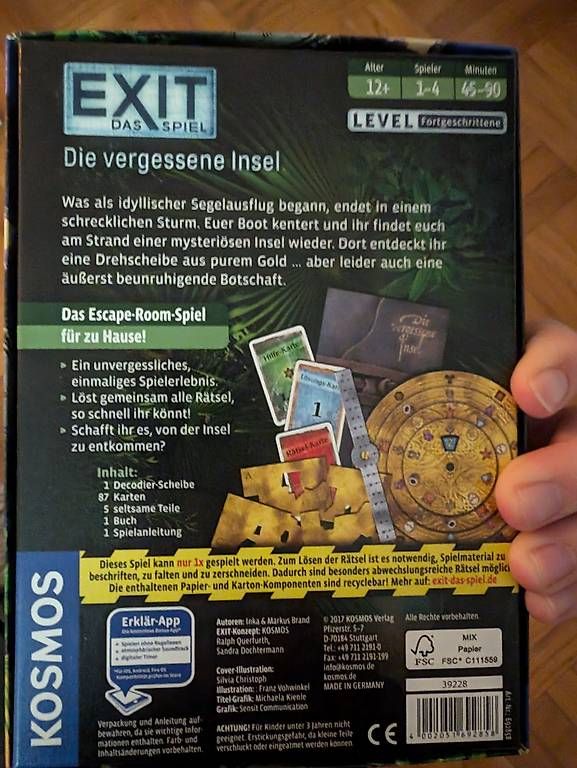 Giochi: EXIT - Die vergessene Insel – Usato da Wangs venduto da key510 1