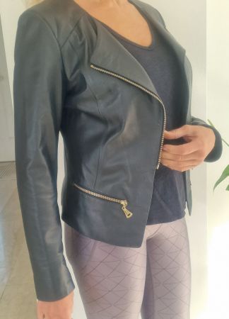 Lederjacke