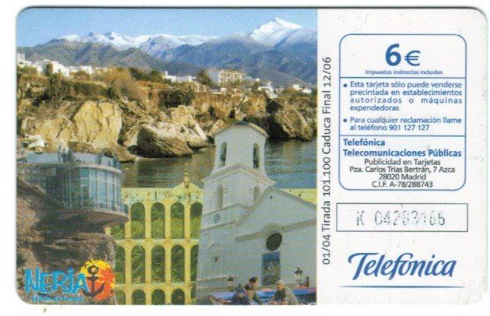Cartes de téléphone: Telefonkarte Spanien Nerja – D'occasion à Zürich par tol_b7c7 1