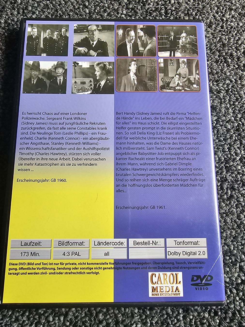 Tous les DVDs: Carry on Constable/Regardless DVD Doppelpack (22059) – D'occasion à Ruswil par jan_bxl5 1