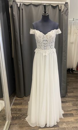 Wunderschönes Brautkleid Chiffon Gr. 36