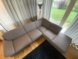 Braunes Ecksofa