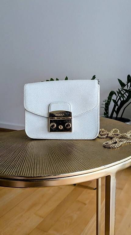 Furla Borse da donna: Furla Metropolis weiss/gold – Usato da Zürich venduto da nat_zjl8