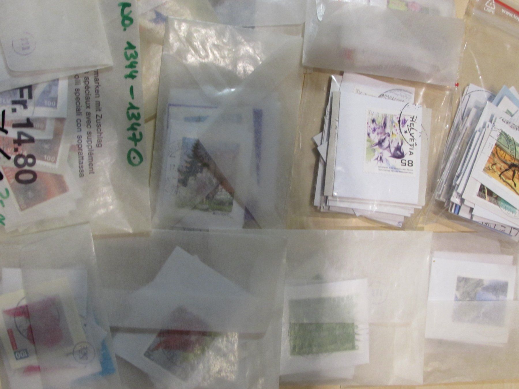 Alle Briefmarken: Schweiz Mix-Lot – Gebraucht aus Walchwil von Shells1 3