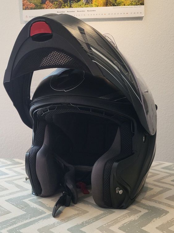Casques & visières: Scorpion Exo EVO 920 Motorrad Klapphelm (Grösse L, 58-59cm) – D'occasion à Zürich par neverone.0 8