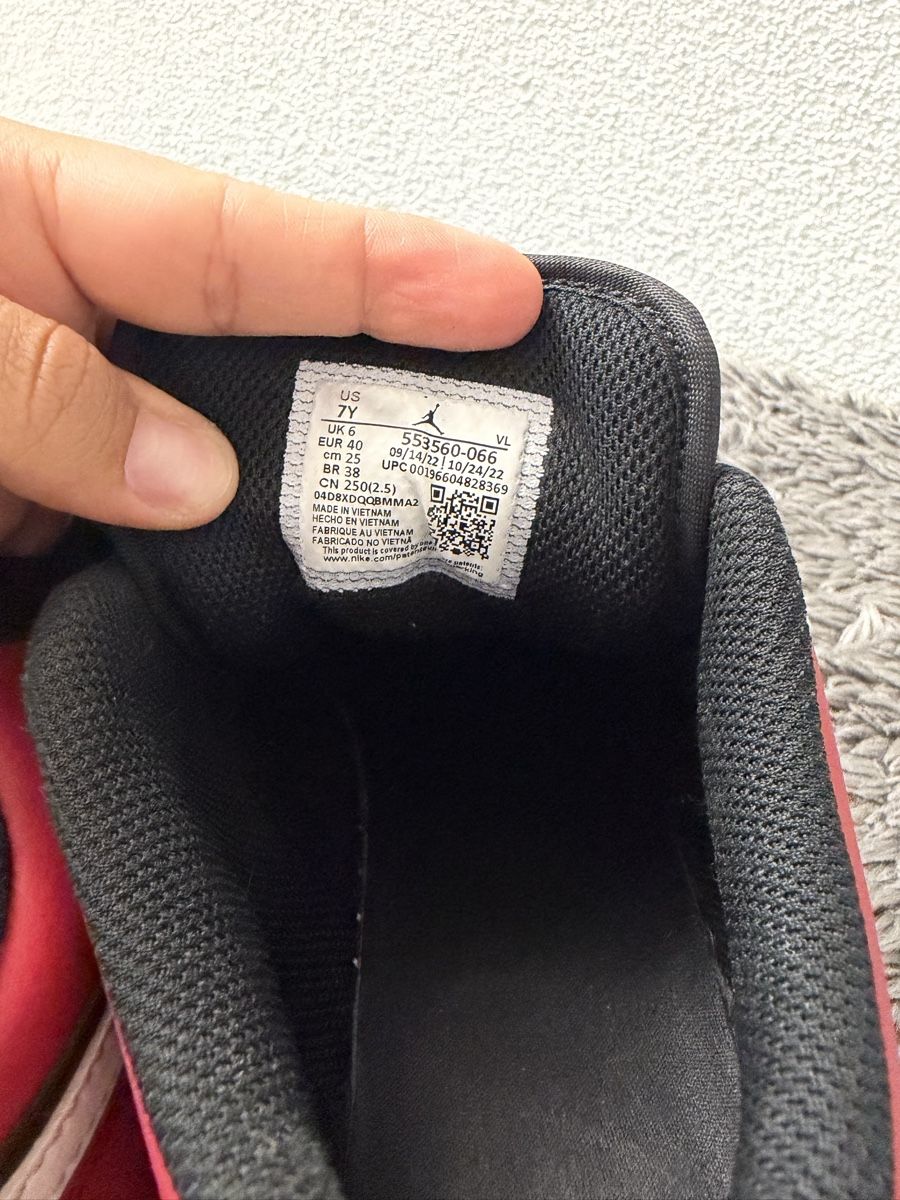 Jordan Scarpe da uomo: Jordan 1 Low Bred Toe – Usato da Uhwiesen venduto da nessy 3
