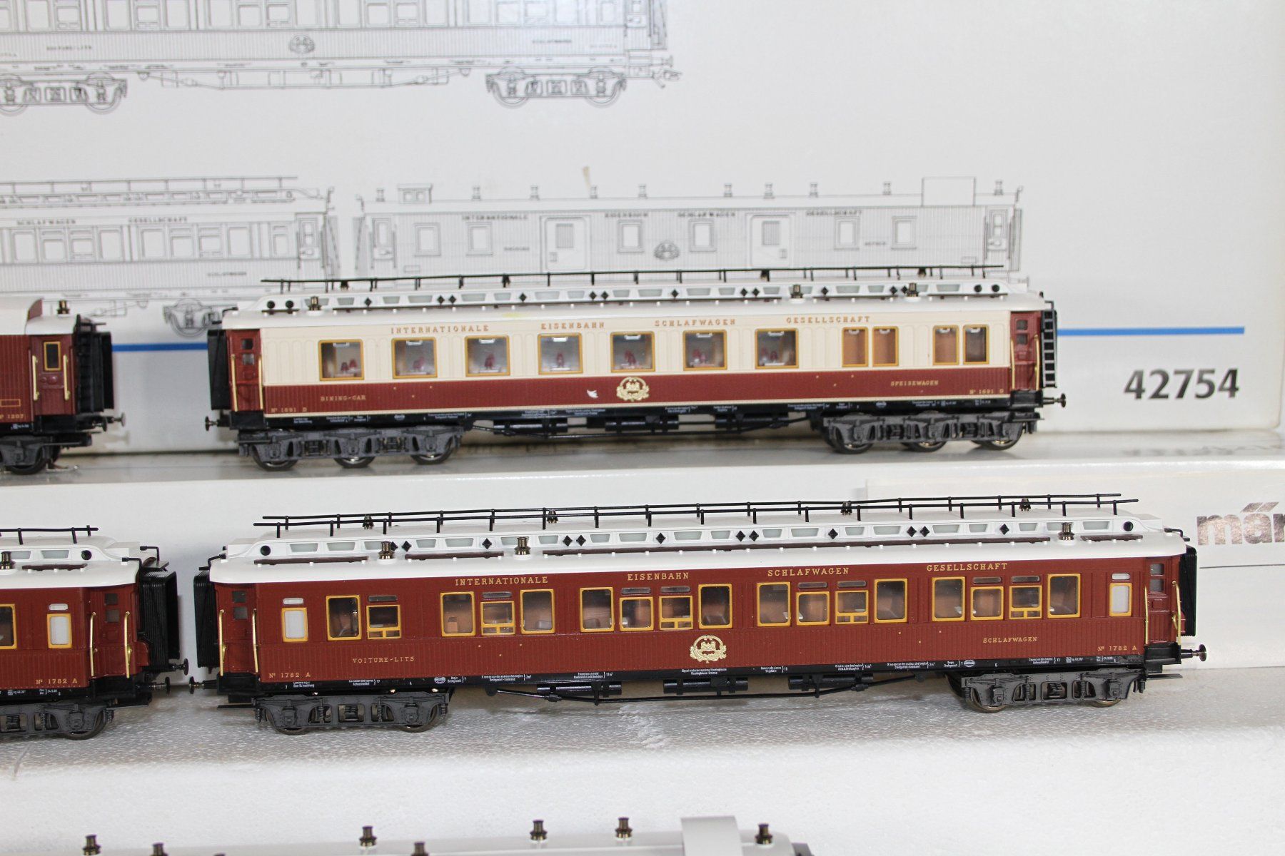 Märklin 42754 Wagen-Set Internationaler Luxuszug um 1910 (Gebraucht) in ...
