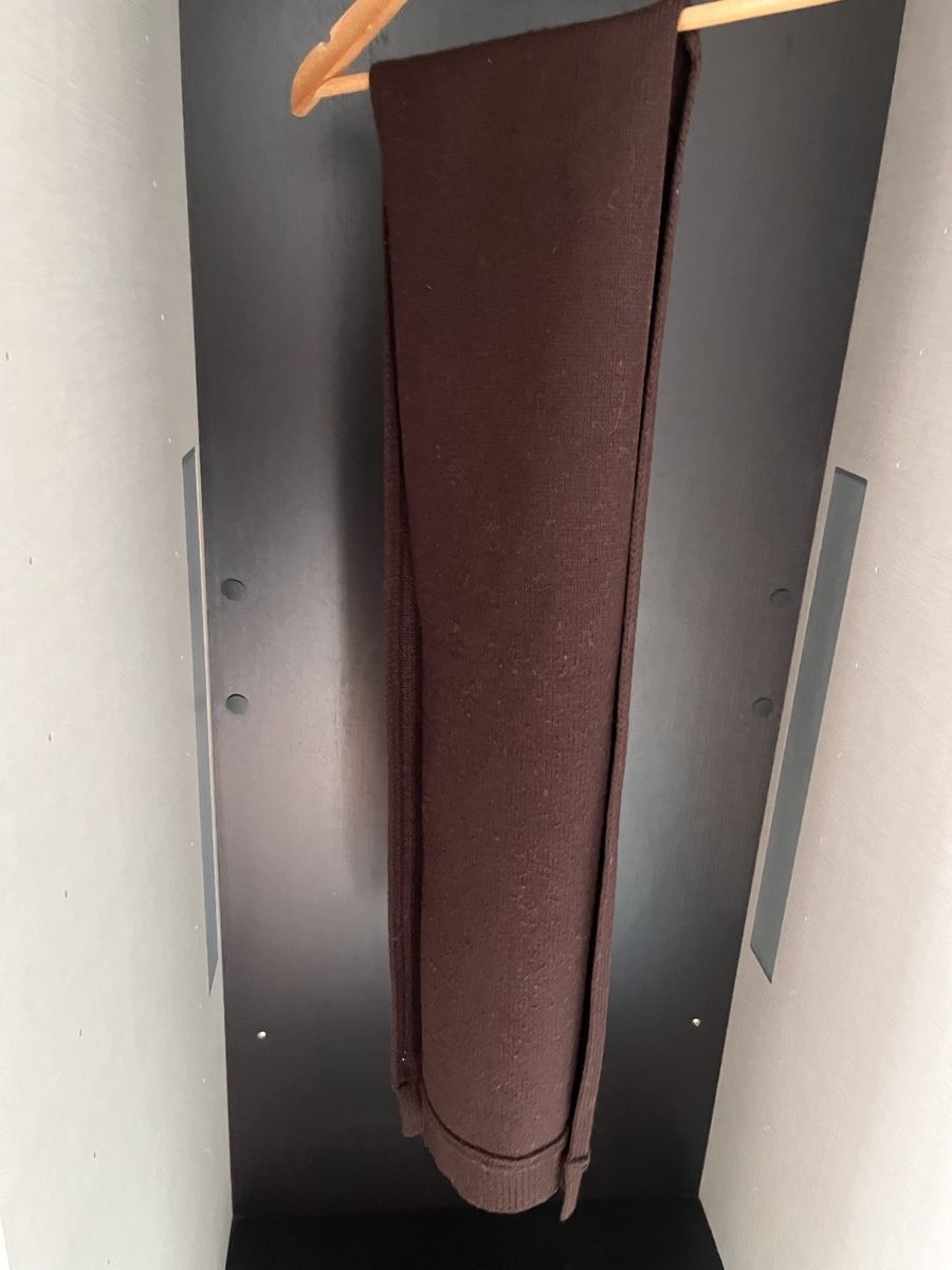Michael Kors Foulard & Sciarpe: Michael Kors sciarpa lunga in maglia marrone cioccolato con – Usato da Lugano venduto da gil_2xvg 1