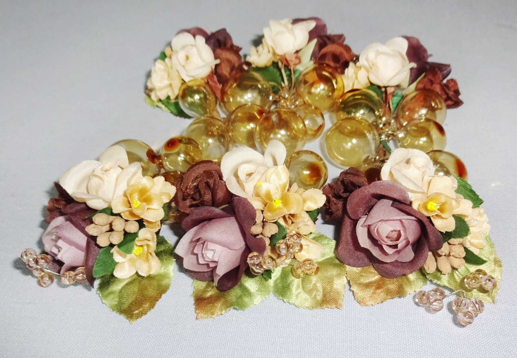 Tutte le decorazioni: 6 Servietten-Dekoblumen – Usato da St.Gallen venduto da Paddington11 3