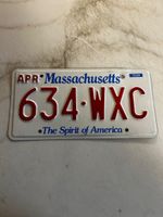 US-Nummernschild Massachusetts