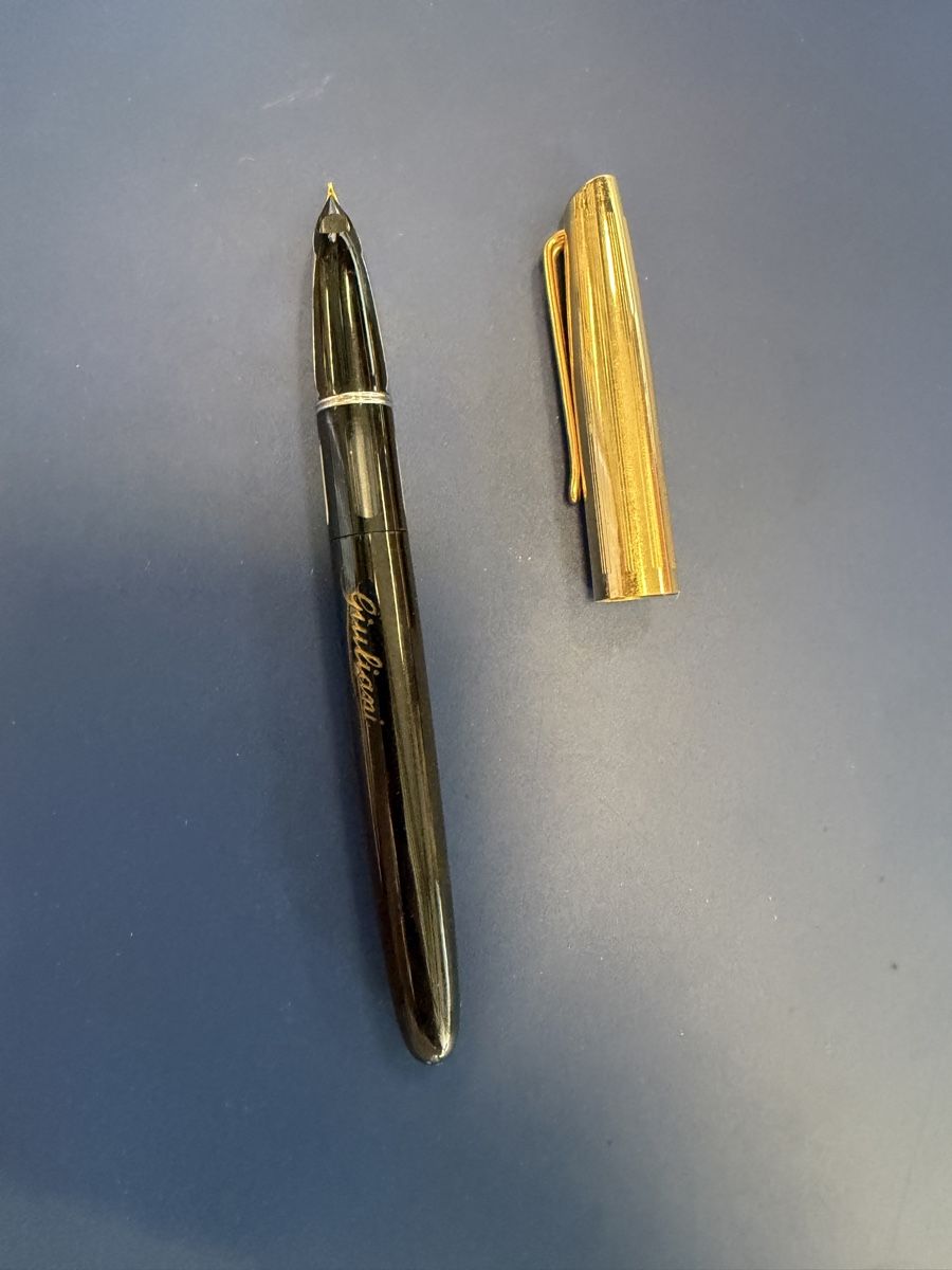 Penna & Evidenziatori: Füllfederhalter Giuliani Universal schwarz goldfeder – Usato da Strengelbach venduto da RaenAntikDesign 3