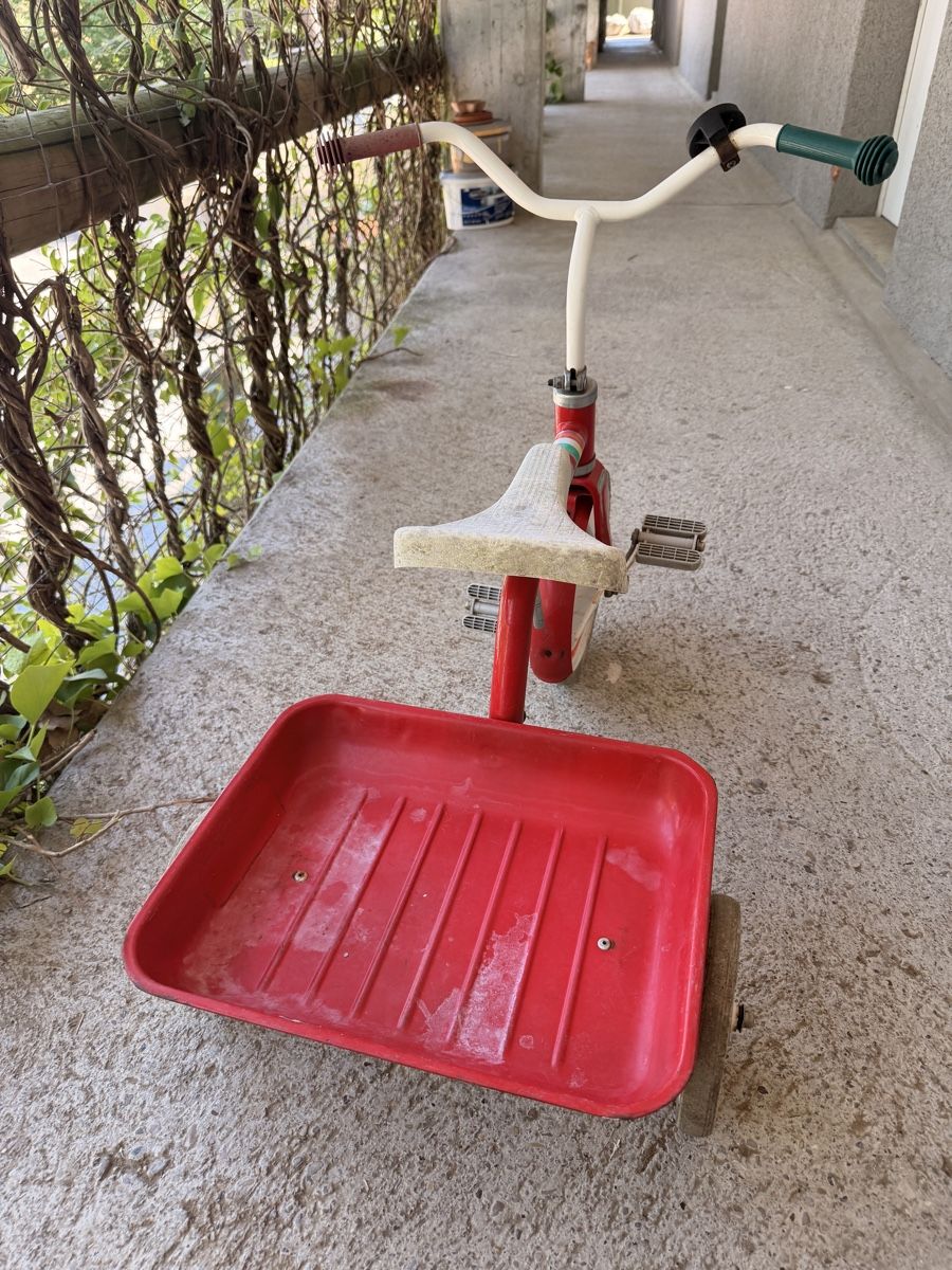 Winther Veicoli per bambini: Antik: Kinder Dreirad rot mit Kippwanne WINTHER – Usato da uster venduto da amplid02 7