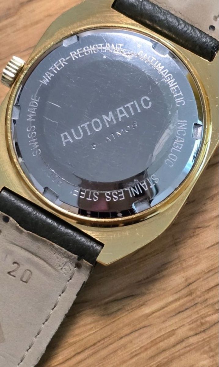 Orologi: Vintage Medco Automatic Uhr, vergoldet! – Usato da Untersiggenthal venduto da TimeandShine 4