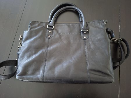 Tasche Leder schwarz The Chesterfield Brand guter Zustand