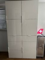 IKEA Bestå Kombination weiss Hochglanz 8 Module