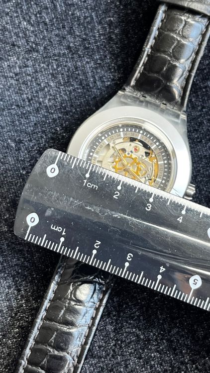 Swatch Orologi: Swatch Diaphane Skeleton Automatikuhr – Usato da Grenchen venduto da chththl 2