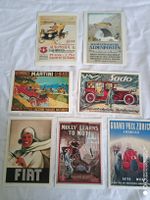Ansichtskarten Vintage Autos und Motos Konvolut Postkarten