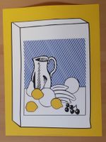 Roy Lichtenstein "Shopping with Roy" seltener Kunstdruck