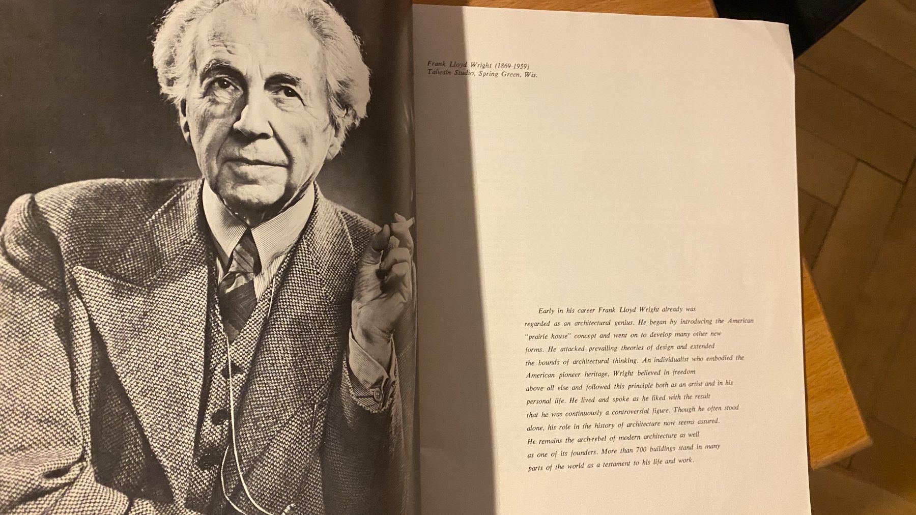 Libri: Frank Lloyd Wright Master Architect Publikation 60er Jahre – Usato da Bern venduto da Ensadinado 5