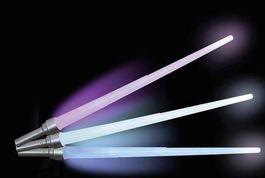 Laserschwert leuchtend. "Kristall FX"