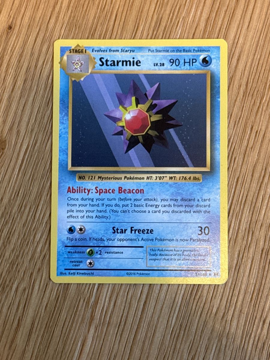 Pokémon Sammelbilder & Trading cards: Pokémon Karte Starmie – Gebraucht aus Küssnacht am Rigi von mic_xr8d