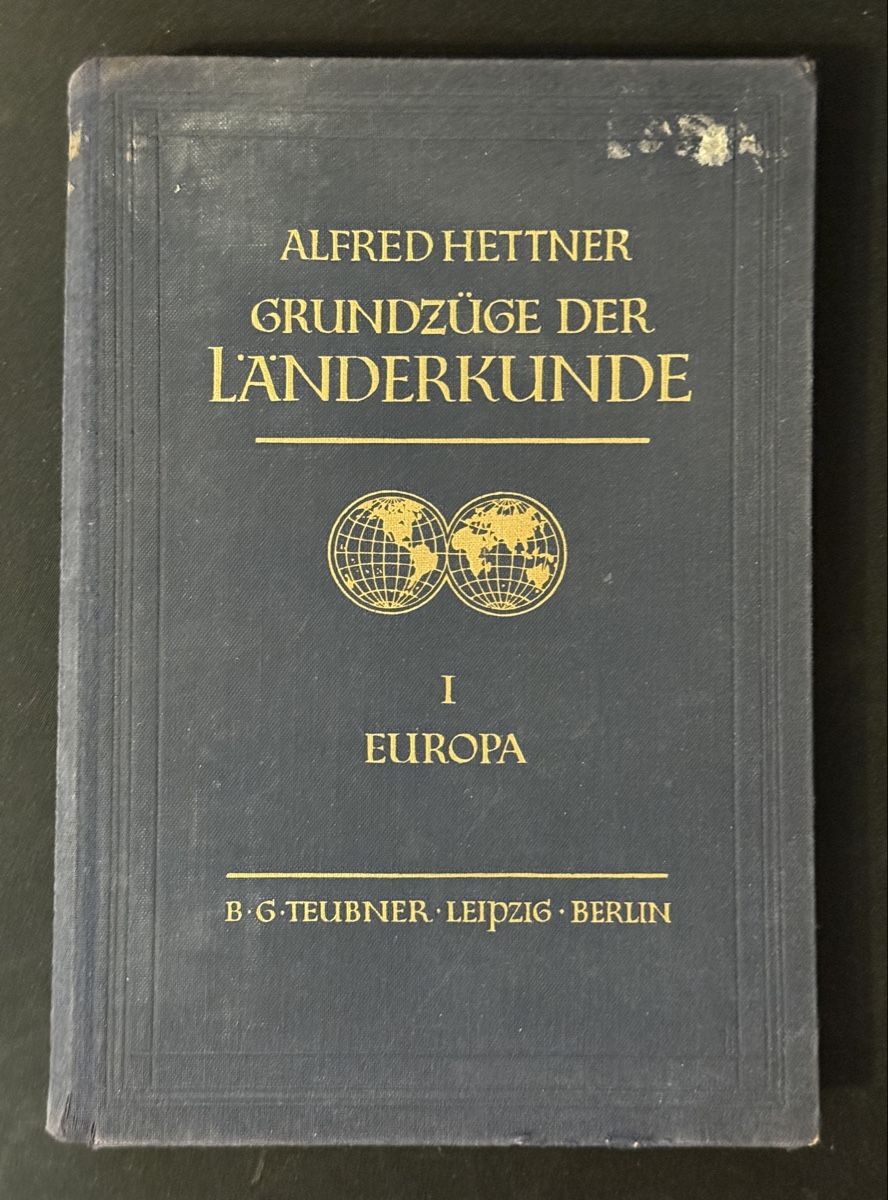 Bücher: Länderkunde 1927 historische Dokumentation – Gebraucht aus Goldach von igwhitestar