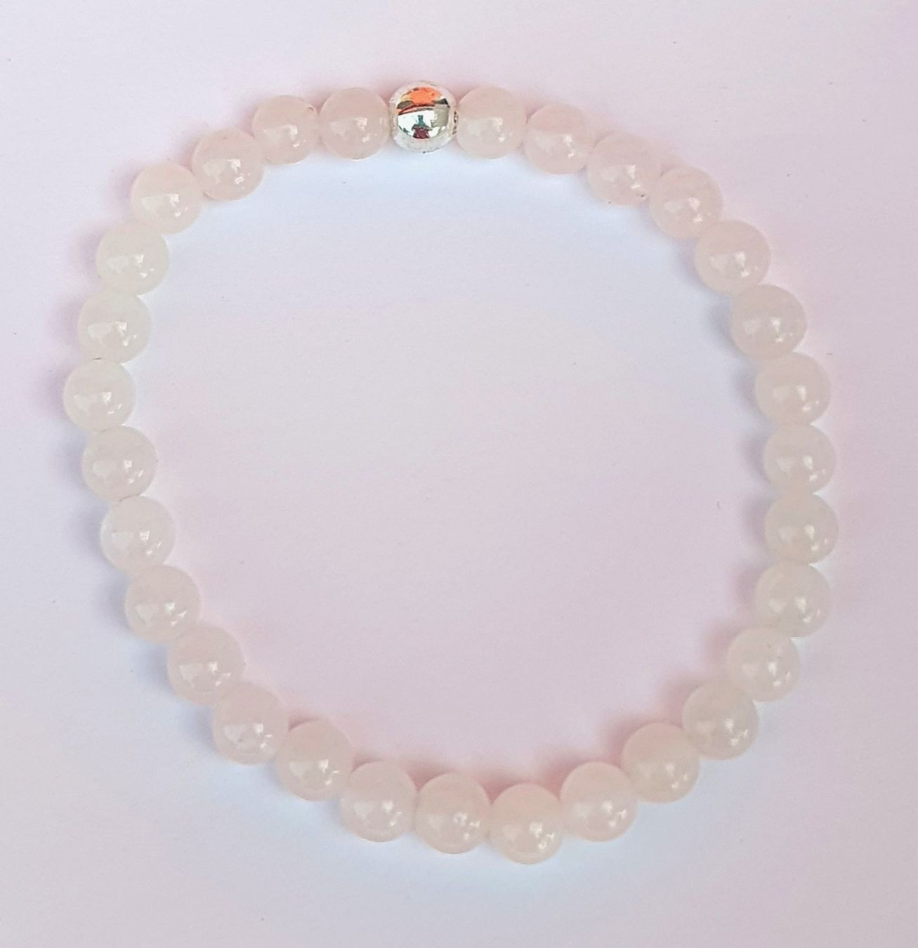 Bracciali & Braccialetti: weisses Jade 6 mm Perlen - Elast - Armband – Nuovo (secondo la descrizione) da Hombrechtikon venduto da mincky 2