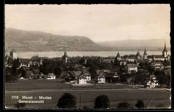 Cartes postales: AK Morat, Generalansicht – D'occasion à Berlin par bartko-reher