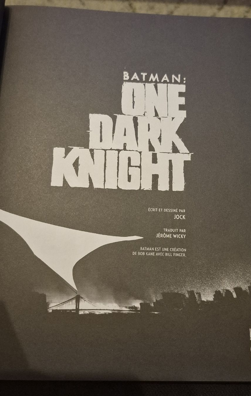 Comics: BATMAN ONE DARK KNIGHT DC BLACK LABEL COMICS RÉCIT COMPLET – Gebraucht aus Grand-Lancy von luc111 3