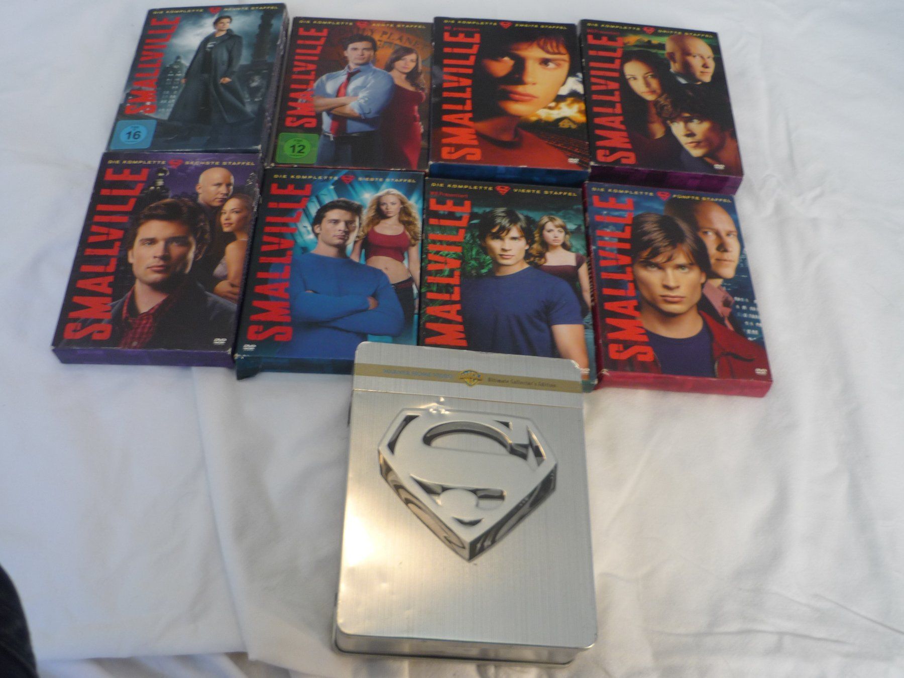 9x DVD Box Set Superman Ultimate Edition+ Smallville Staffel (Gebraucht ...