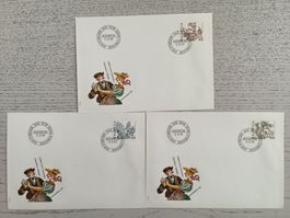 1984 FDC Volksbräuche Einzelwerte