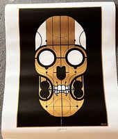 Plakat Totenkopf von Ata Bozaci