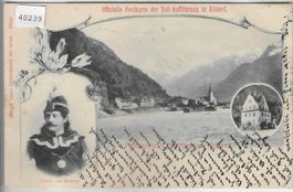 Tell-Aufführung in Altdorf 1899 - Ulrich von Rudenz/Schloss