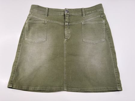 CLOSED Jeansrock Khaki Grösse 31 Länge 44cm