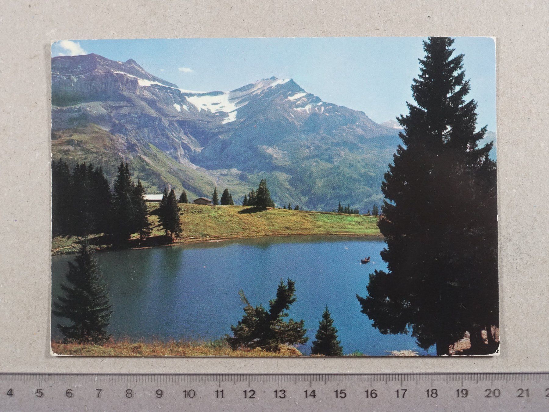 Cartoline postali: Lac Retaud, Oldenhorn, 1972 – Usato da Lenzburg venduto da fh1