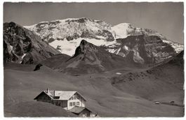 Hahnenmoospass, Berghotel, gelaufen 1951