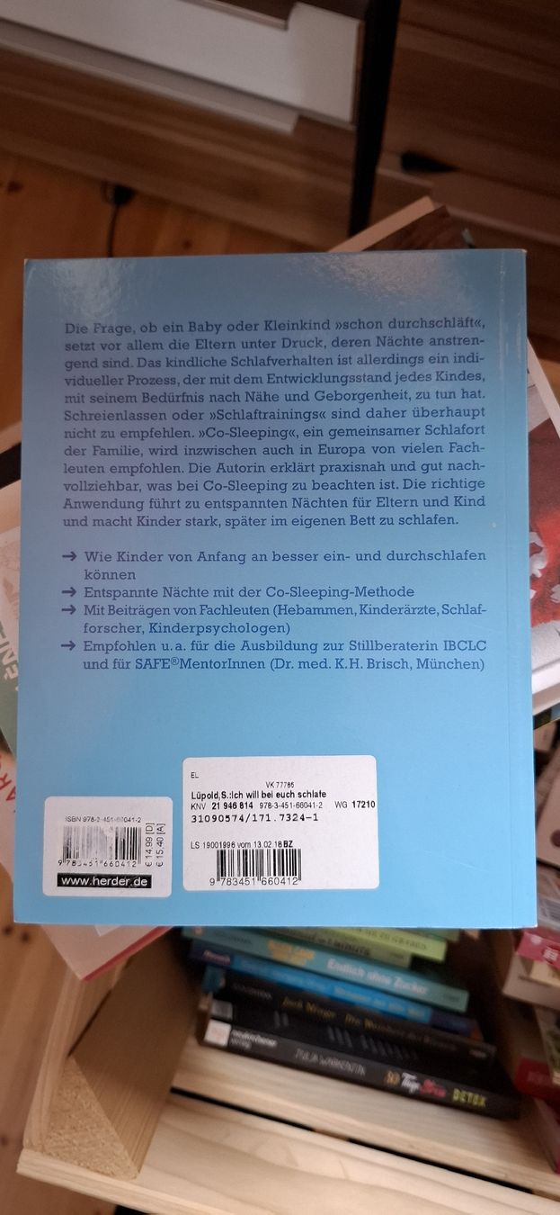 Libri: Buch Ich will bei euch schlafen! Ratgeber Co-Sleeping – Usato da Niederstocken venduto da Cocos_nut 1