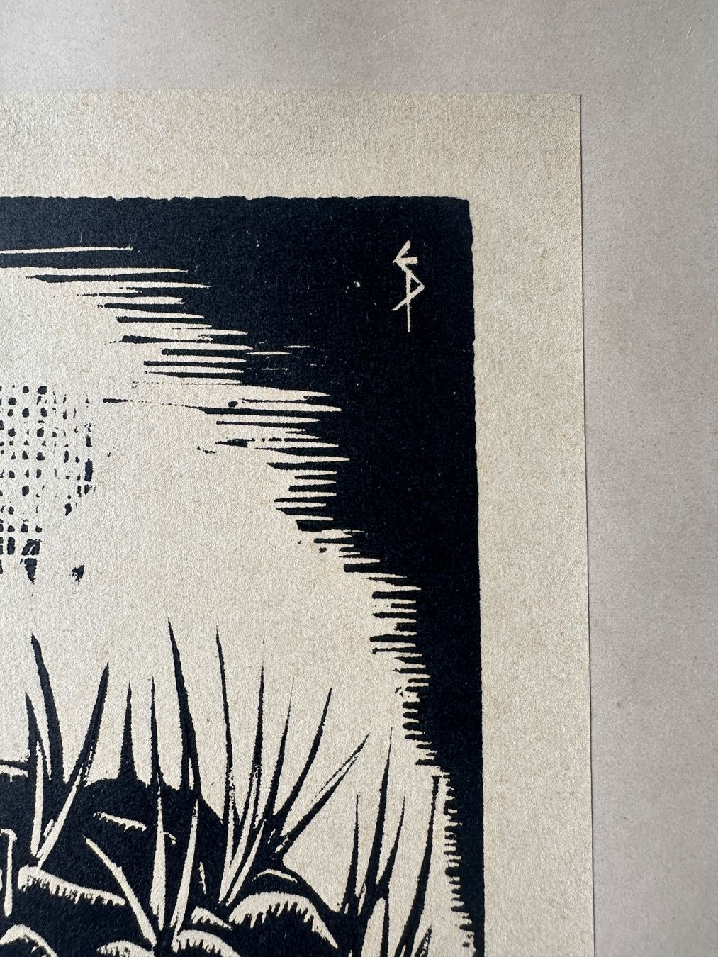 Xilografie: signierter Holzschnitt von 1929 – Usato da Zürich venduto da frauflufelberg 4