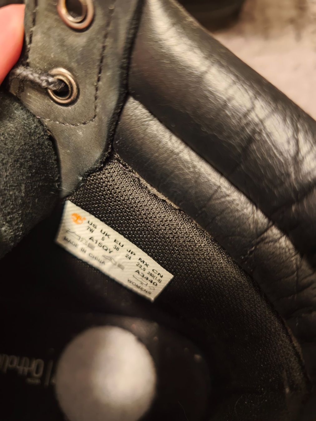 Timberland Scarpe da donna: Timberland Boots, Schwarz, Grösse 38 – Usato da Gunzgen venduto da 0Aurin0 4
