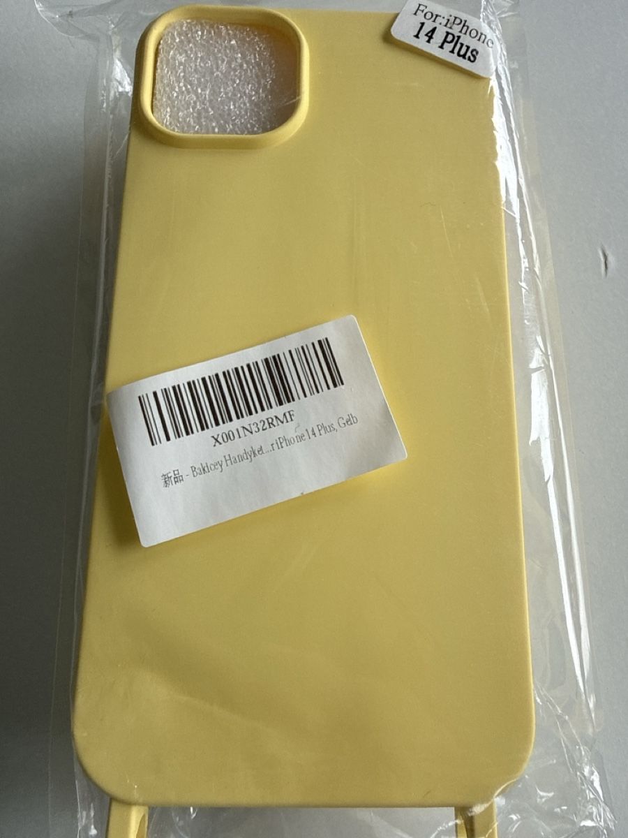 Apple Cover & Protezioni schermo: iPhone 14 Plus case yellow with lanyard new – Nuovo e nell'imballaggio originale da Wallbach venduto da Nenex 3